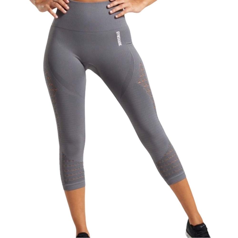 Gymshark Energy + Seamless Cropped Leggings
